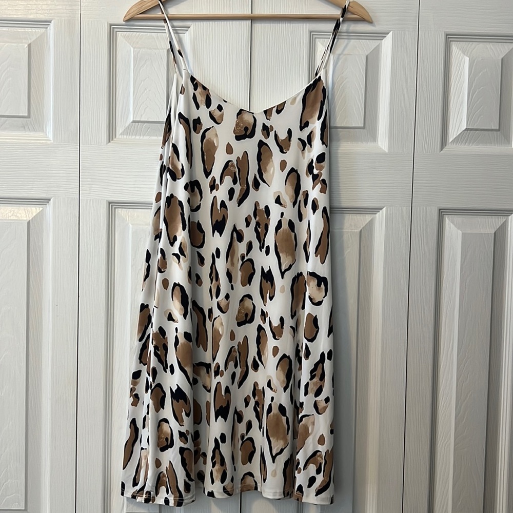 Animal Print Dress - Lined Size Small